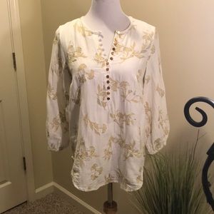 Anthropologie peasant top by Floreat. Sz M